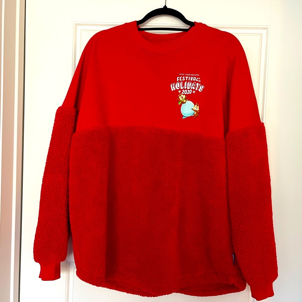 Disney - Epcot Festival of the Holidays Fuzzy Spirit Jersey - Large